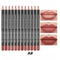 12 Color Professional Lip Liner Pencil Set Matte Nude Finish 4