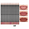 12 Color Professional Lip Liner Pencil Set Matte Nude Finish 4