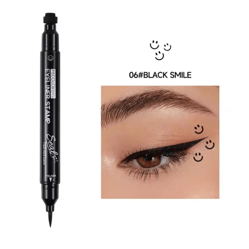 Star Stamp Liquid Eyeliner Waterproof Long Lasting Black 8