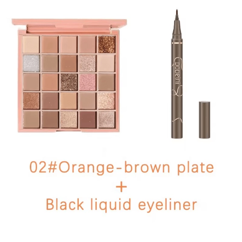 Slim Brown Liquid Eyeliner Waterproof Long Lasting Precision Pen 9