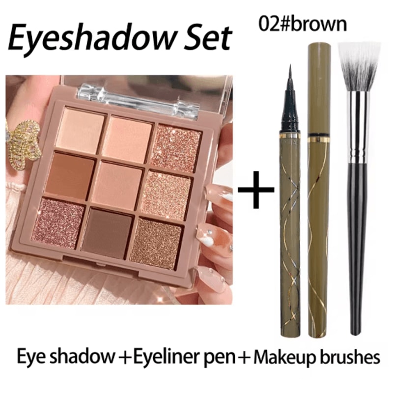 Slim Brown Liquid Eyeliner Waterproof Long Lasting Precision Pen 12