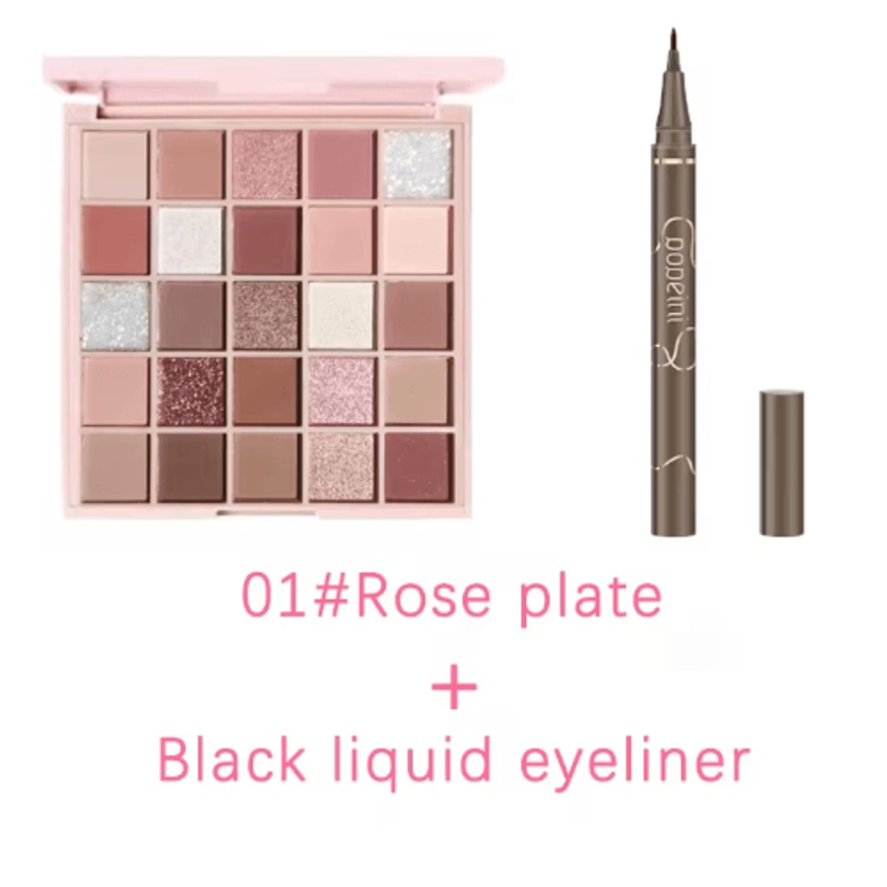 Slim Brown Liquid Eyeliner Waterproof Long Lasting Precision Pen 8