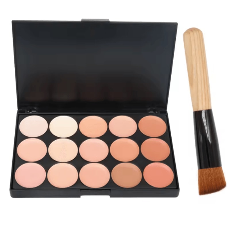 15 Color Professional Concealer Palette Full Coverage Cream Contour 11