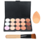 15 Color Professional Concealer Palette Full Coverage Cream Contour 12