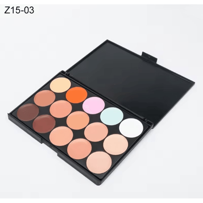 15 Color Professional Concealer Palette Full Coverage Cream Contour 6