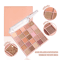 Twenty Five Color Milk Tea Eyeshadow Palette Soft Orange Brown Pearl Matte 1