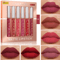 CAKAILA Six Color Liquid Matte Lipstick Set Long Lasting Velvet Finish 5