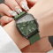 Square Silicone Quartz Watch Casual Sport Style 2