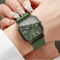 Square Silicone Quartz Watch Casual Sport Style 2