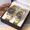 Couple Business Quartz Watch Set Classic Analog Style 4