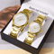 Couple Business Quartz Watch Set Classic Analog Style 5