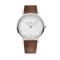 Mens Military Style Quartz Watch Genuine Leather Strap 11