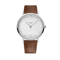 Mens Military Style Quartz Watch Genuine Leather Strap 11