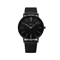 Mens Military Style Quartz Watch Genuine Leather Strap 5