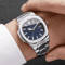 Luxury Square Dial Mens Quartz Watch Stainless Steel Business Style 0