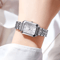 Rectangle Womens Quartz Watch Elegant Luxury Analog Style 2