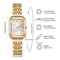 Rectangle Womens Quartz Watch Elegant Luxury Analog Style 3