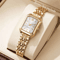Rectangle Womens Quartz Watch Elegant Luxury Analog Style 4