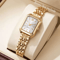 Rectangle Womens Quartz Watch Elegant Luxury Analog Style 4