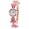 Luxury Flower Bracelet Womens Quartz Watch Rhinestone Small Dial 5