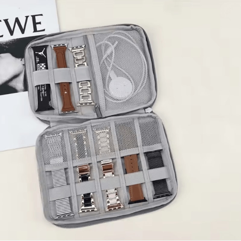 Apple Watch Band Storage Travel Organizer Case 3