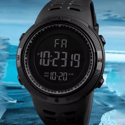 military led digital sports watch luminous multifunction