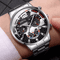 Mens Stainless Steel Quartz Watch Classic Analog Calendar 2