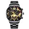 Mens Stainless Steel Quartz Watch Classic Analog Calendar 6