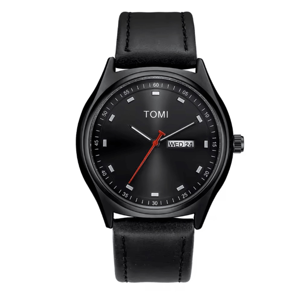 TOMI Minimalist Quartz Watch Business Casual Calendar Style 8