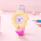 Kids Cartoon Learning Watch Flower Butterfly Soft Strap 1