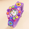 Kids Cartoon Silicone Quartz Watch 3D Strap Learning Style 4