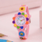 Kids Cartoon Silicone Quartz Watch 3D Strap Learning Style 5