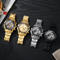 Luxury Large Dial Mens Quartz Watch Business Calendar Style 0