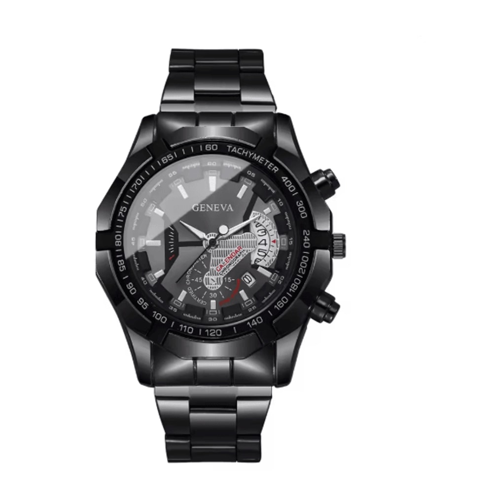 Luxury Large Dial Mens Quartz Watch Business Calendar Style 6