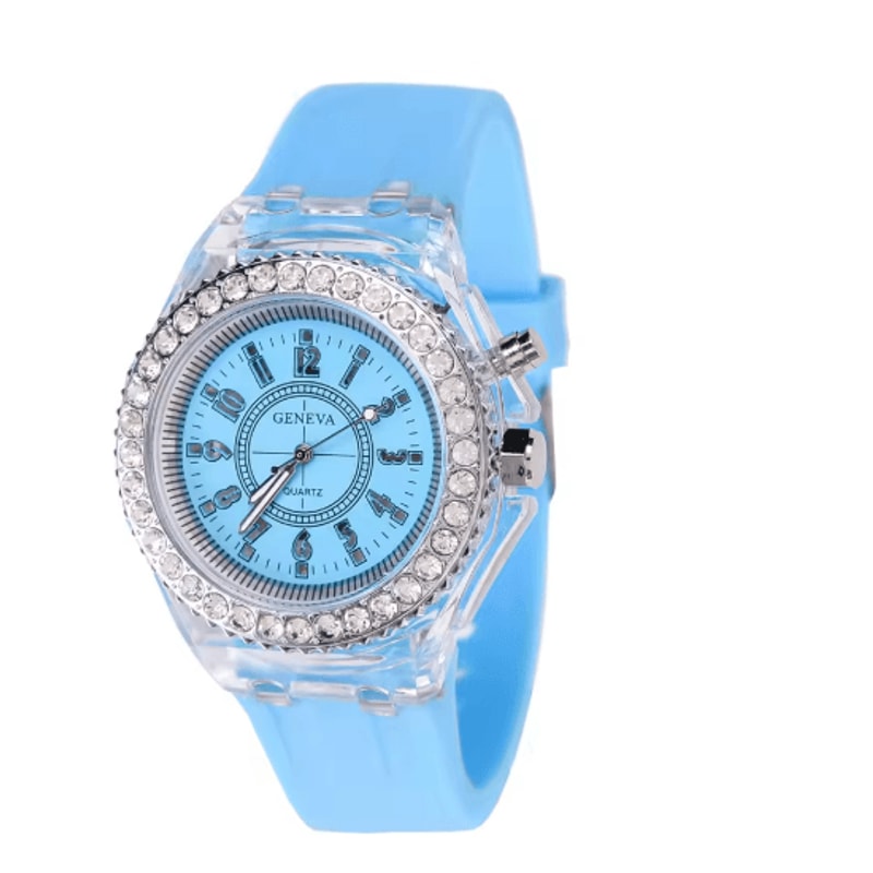 LED Flash Luminous Silicone Watch For Kids And Adults 3