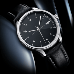 yazole mens leather quartz watch casual sport style