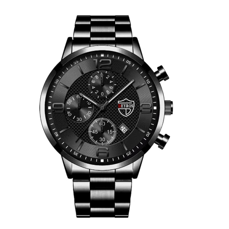 Luxury Mens Business Quartz Watch Luminous Calendar Style 9