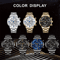 Luxury Mens Business Quartz Watch Luminous Calendar Style 2