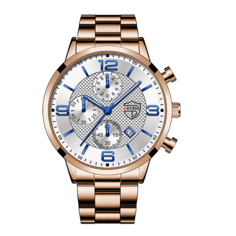 Luxury Mens Business Quartz Watch Luminous Calendar Style 5