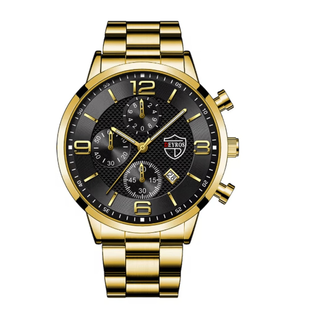 Luxury Mens Business Quartz Watch Luminous Calendar Style 6
