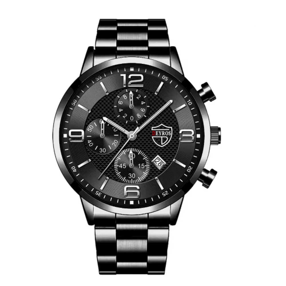 Luxury Mens Business Quartz Watch Luminous Calendar Style 7