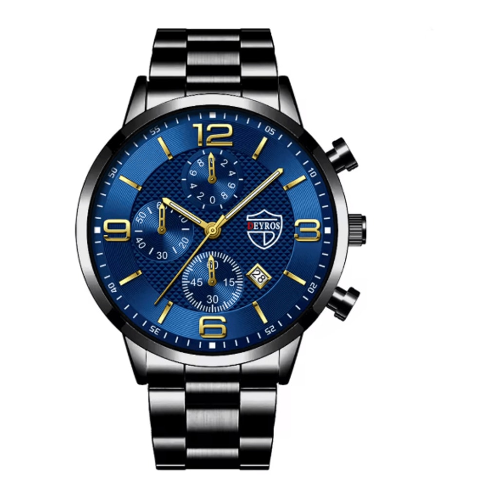 Luxury Mens Business Quartz Watch Luminous Calendar Style 8