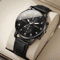 Mens Business Quartz Watch Casual Leather Strap Style 4