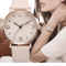 Womens Arabic Number Quartz Watch Casual Leather Style 0
