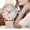 Womens Arabic Number Quartz Watch Casual Leather Style 0
