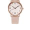 Womens Arabic Number Quartz Watch Casual Leather Style 3