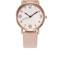 Womens Arabic Number Quartz Watch Casual Leather Style 3