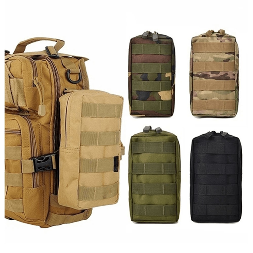 Military Tactical EDC Waist Pouch 600D Oxford Molle Gear Bag 0