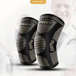 copperflex pro compression knee sleeve for arthritis pain relief and sports support