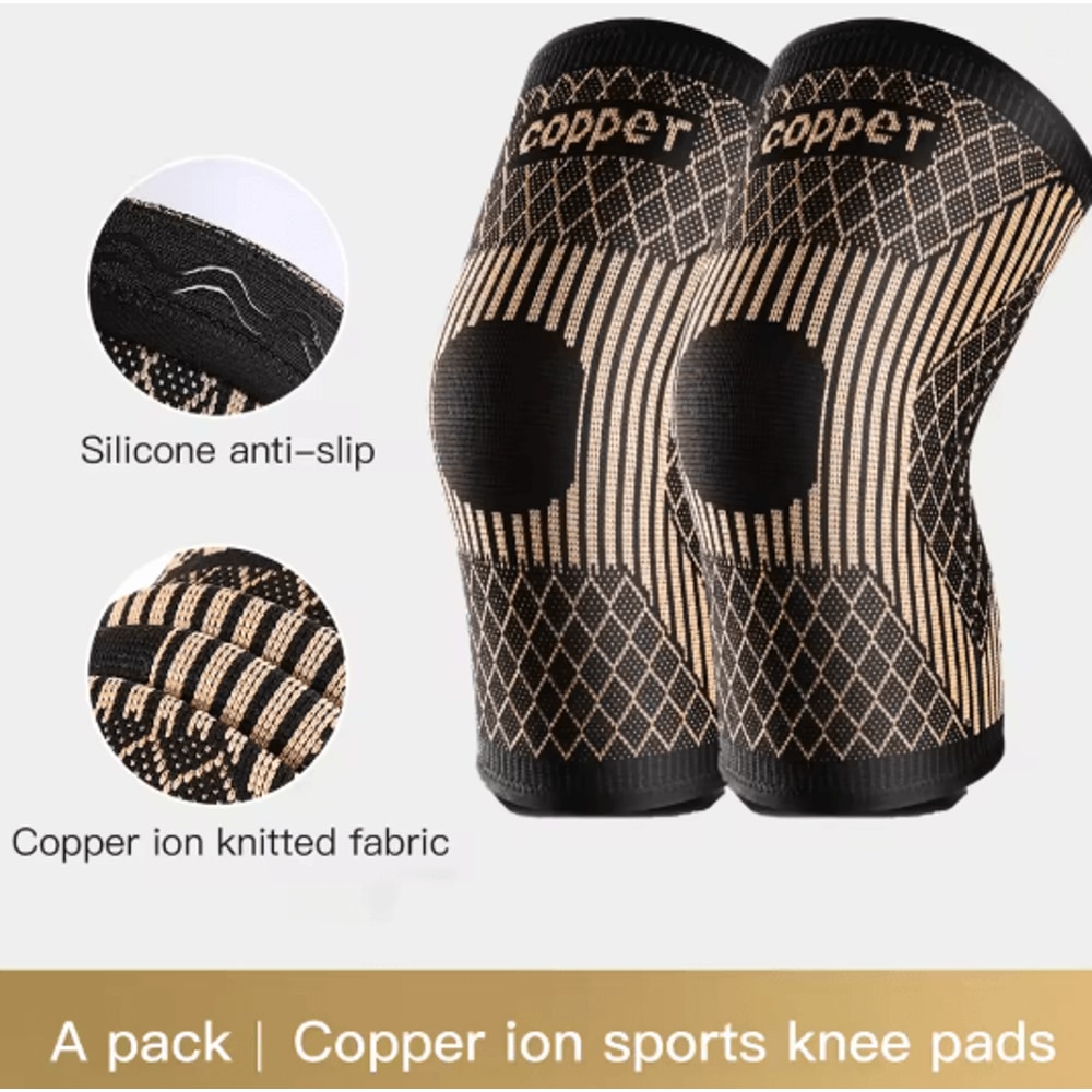 CopperFlex Pro Compression Knee Sleeve For Arthritis Pain Relief And Sports Support 6